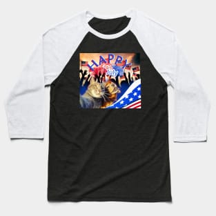 Happy 4th July Baseball T-Shirt